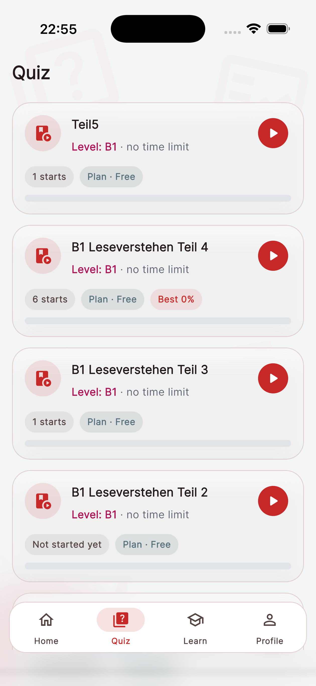 Deutsch Lernen Quiz