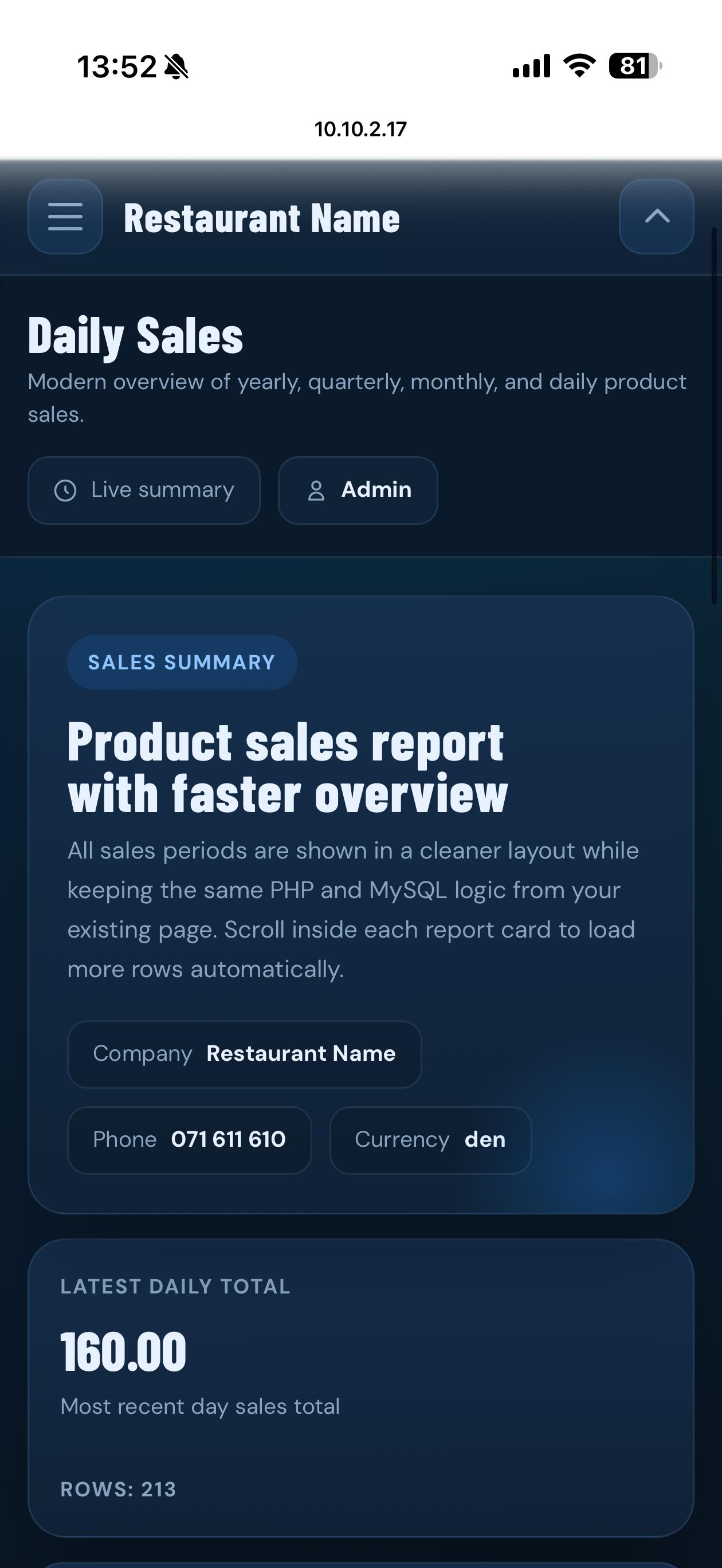 Restaurant POS 
