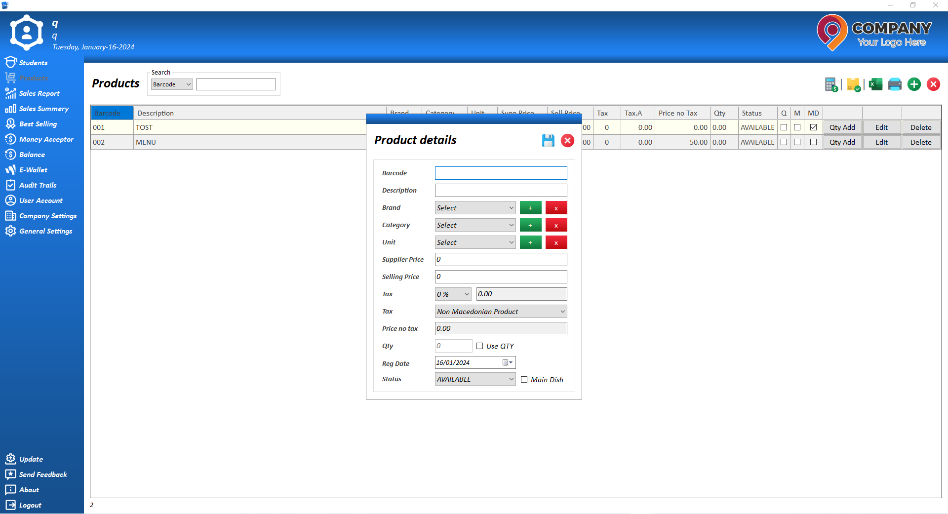 Main App (Desktop App)