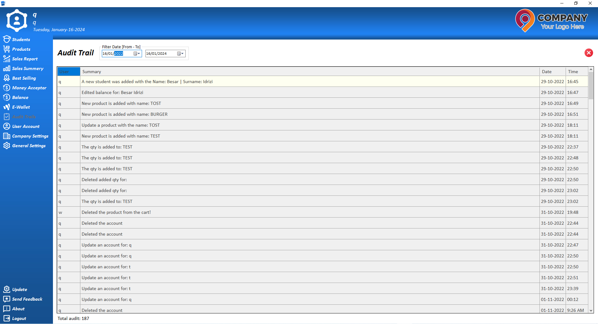 Main App (Desktop App)
