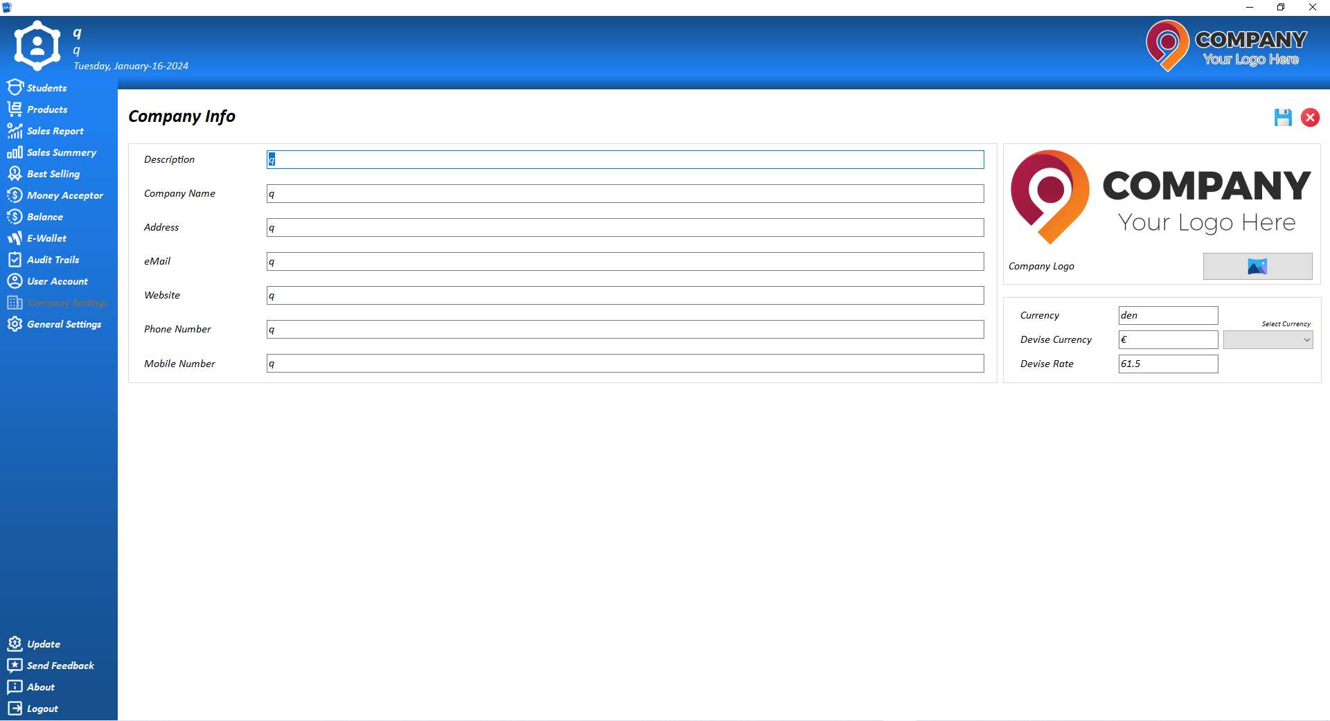 Main App (Desktop App)