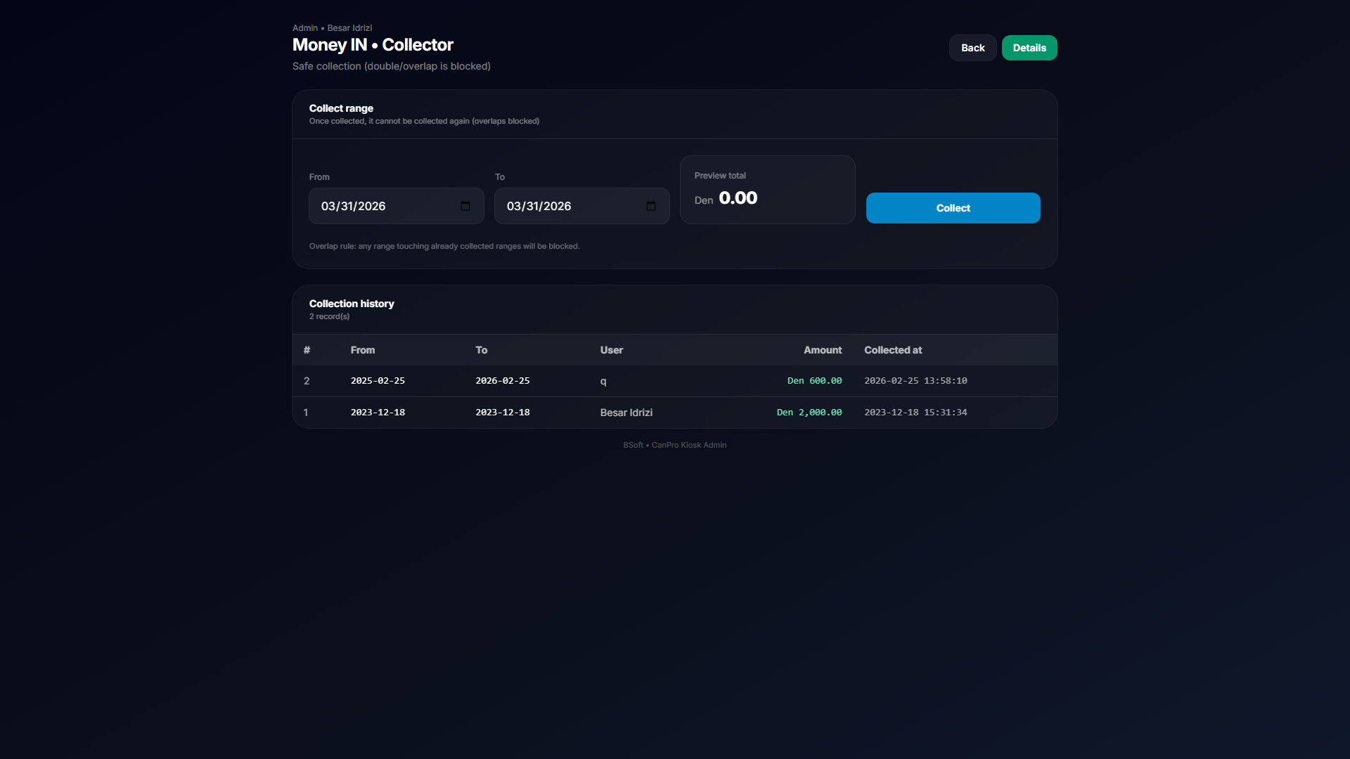 Kiosk App